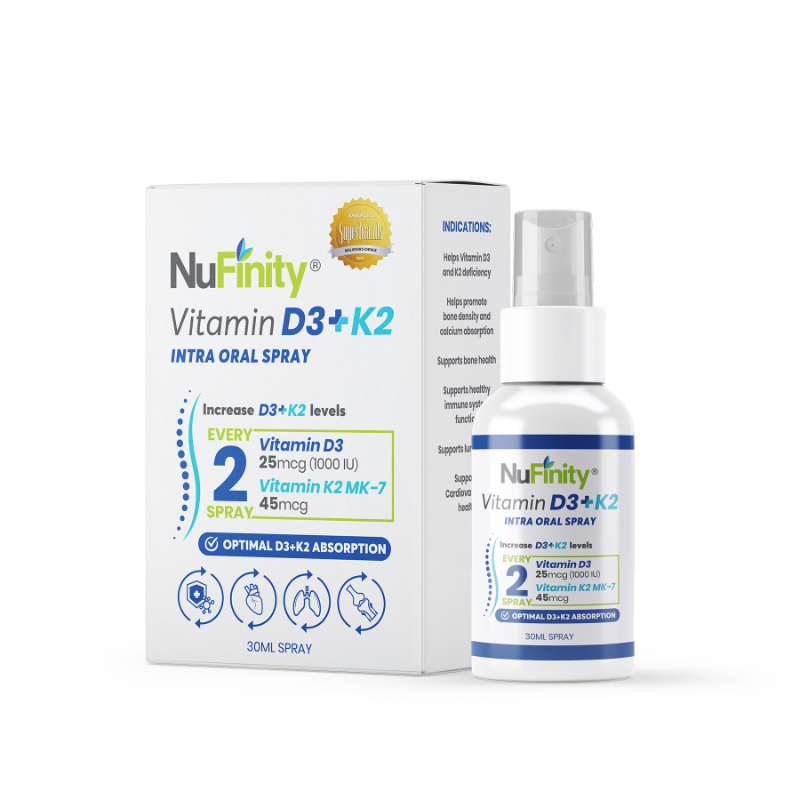 NuFinity® Vitamin D3+K2 Intra Oral Spray